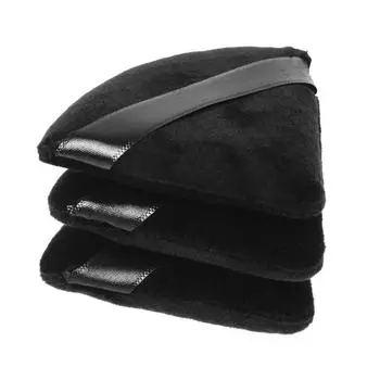 1 шт. Мини-хлопковые мягкие черно-белые треугольные бархатные косметические пуховки для макияжа, спонж для сухого макияжа, инструменты для макияжа лица, косметический инструмент коричневый