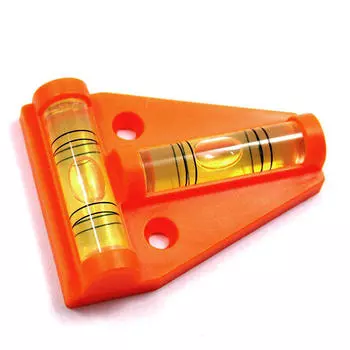 1 шт. Мини-инструмент для измерения спиртового уровня типа T, треугольный уровень, пластиковый измерительный инструмент с пузырьковой оболочкой типа T