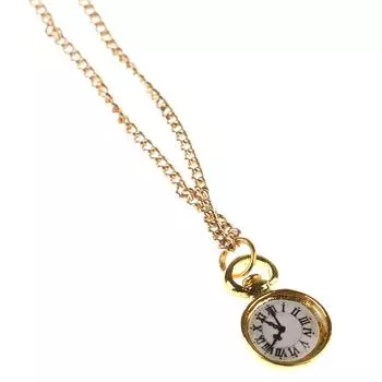 1 шт. Мини-карманные часы с ожерельем для 1/6 военной фигурки, аксессуары для часов для куклы