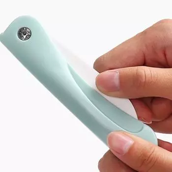 1 шт. Мини керамический нож для фруктов, принадлежности для кухни и бара, портативный складной нож, креативный кухонный нож для фруктов, нож для очистки овощей зелёный