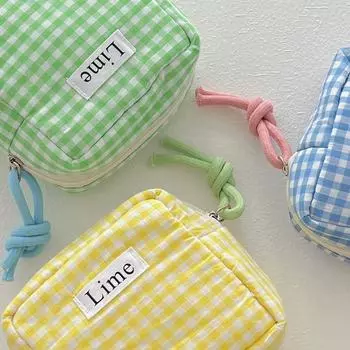 1 шт. Мини-кошелек, синяя сетка, маленькая квадратная сумка с маленькой студенческой сумкой, портативный и очаровательный многофункциональный мини-кошелек 10*10*6cm жёлтый