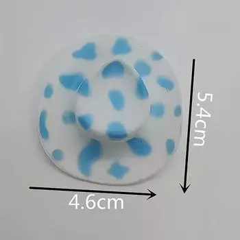 1 шт. Мини-лазерная вспышка в стиле вестерн, ковбойская шляпа, шляпа ковбойши для кукол, украшения, аксессуары для поделок, миниатюрная пластиковая кукольная шляпа as the picture