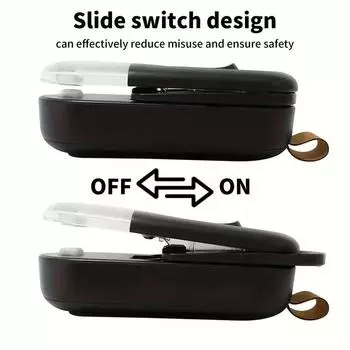 1 шт. Мини-машина для запечатывания горячих пакетов Машина для запечатывания термопластиковых пищевых пакетов Портативная машина для запечатывания белый