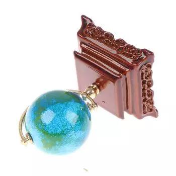 1 шт. мини-металл 1:12. Винтажная мебель для миниатюрного кукольного домика в виде синего земного шара