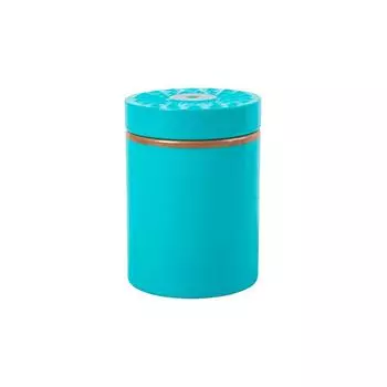 1 шт., мини-металлическая коробка для хранения чая, жесть, банка для чая, небольшой дорожный портативный контейнер, банка для сахара, кофе, круглая органайзер для чая, органайзер