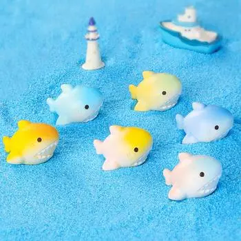 1 шт. Мини Милая Акула Микро Украшения Животное Аквариум Украшения Для Рыбок Микро Ландшафтные Аксессуары