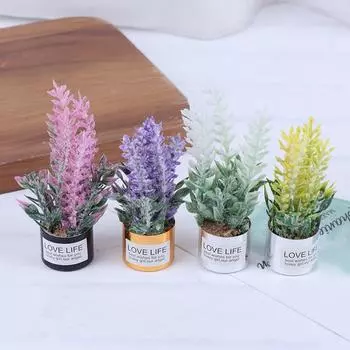 1 шт. Мини-модель ручной работы 8 точек Ob11 железный горшок для растений фиолетовый