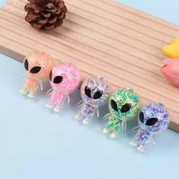 1 шт. Мини-мягкие игрушки-инопланетяне, утки, сжимаемая игрушка, игрушка для снятия стресса, для вечеринок, забавные космические существа, шарики, игрушка-фиджет A1