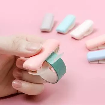 1 шт. Мини-нож для резки скотча васи, портативный резак для пластиковой ленты конфетного цвета, для органайзера, искусства, поделок, скрапбукинга розовый