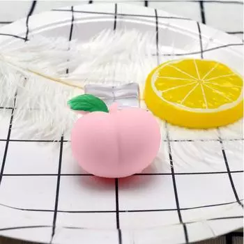 1 шт. Мини персик забавная игрушка мягкая игрушка для снятия стресса и беспокойства DIY Декор розовый