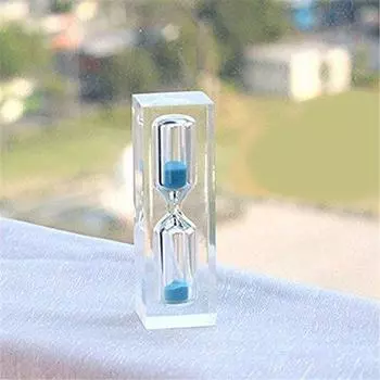 1 шт. Мини песочные часы песочные часы таймер 3 минуты для детей Bruth Teeth Health Gift Blue -