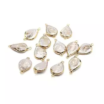 1 шт., мини-подвески из искусственного жемчуга белого цвета в стиле барокко для изготовления ювелирных изделий своими руками на день рождения, День святого Валентина, Новый год, поделки для женщин и мужчин, подарки 1Pc/2.61.5cm белый