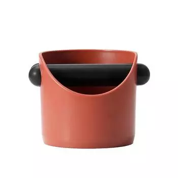 1 шт. Мини полуавтоматический кофейный ящик для стука, бытовой, прямой рот, абс, кофейный шлак, ведро со съемным стуком красный