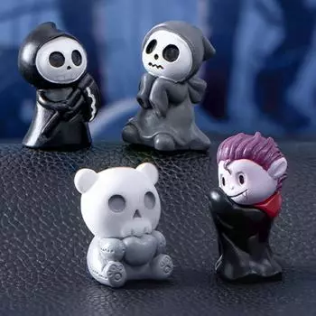 1 шт. Мини-призрак, волшебник, смоляные украшения для автомобиля, микро-ландшафтные украшения, украшение на Хэллоуин, Пасху, сделай сам, настольный домашний декор