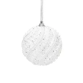 1 шт. Мини Рождественские Шары Украшения Потолочные Украшения Подвесные Подвески Пенопласт Матовый Гальванопокрытие