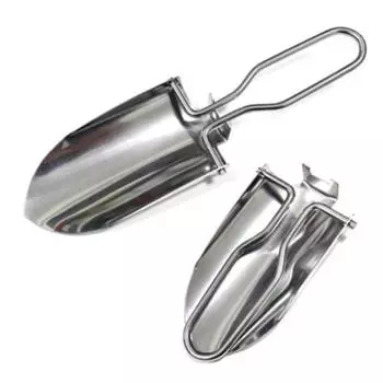 1 шт., мини садовые инструменты для заливки, лопата, грабли, многофункциональная складная лопата, уличная инженерная лопата, инструменты для выживания в походах и кемпинге 1pc As show