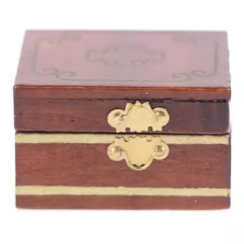 1 шт. Мини-шкатулка для украшений, модель кукольного домика, миниатюры, детские миниатюры для самостоятельного изготовления кукол