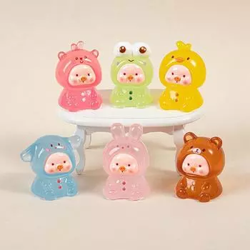 1 шт. Мини смоляная светящаяся свинья мини портрет мини фея сад пейзаж аквариум декор горшечные растения день рождения декор