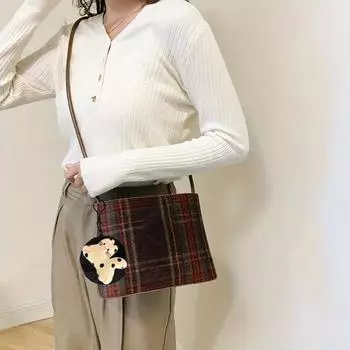 1 шт. Мини-сумка для помады, кошелек для монет, подвесные украшения, сумка для кошек, INS, мультяшная округлая идентификационная карта, упаковка, гарнитура