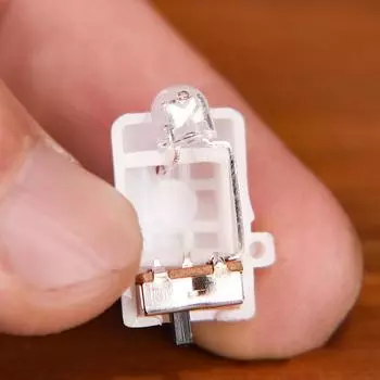 1 шт. Мини-светильники Diy Rave Accessories Led Light Up Lamp Festival для светящихся принадлежностей для вечеринки, дня рождения, свадьбы, праздничного украшения зелёный