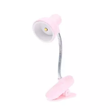 1 шт. Мини светодиодный зажим для чтения лампа ночники для чтения прикроватная лампа для спальни учебный зажим дизайн дома портативный зажим для книги лампа розовый