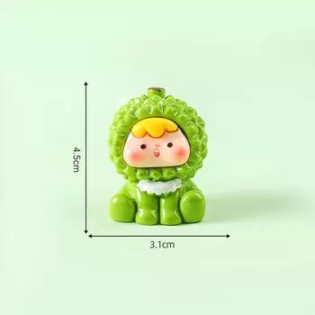 1 шт. Мини-светящаяся кукла-фрукт, домашний декор, ландшафтный дизайн, поделки из смолы, светящиеся миниатюры для садовых аквариумов, украшения, украшения
