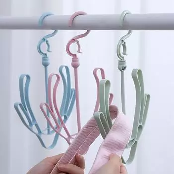 1 шт. Мини Т-образный ветрозащитный двойной крючок многофункциональный пластиковый материал для балконной вешалки для обуви