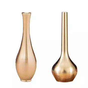 1 шт. Мини-ваза Креативные украшения для дома Украшение стола Сухоцвет Медь