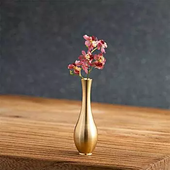 1 шт. Мини-ваза Креативные украшения для дома Украшение стола Сухоцвет Медь
