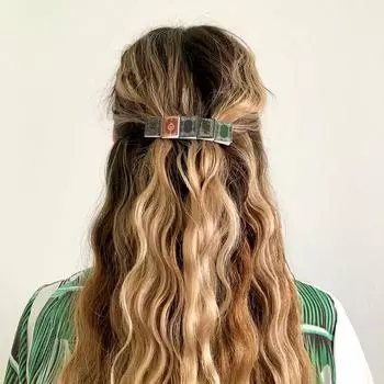 1 шт. Мини-заколка для волос в форме книги, современная микро-заколка для волос, нежный ретро-украшение для волос, зажим для волос, подарок для женщин