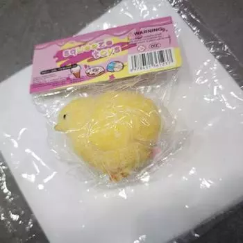 1 шт. Миниатюрная игрушка для снятия стресса с медленным отскоком, мягкая липкая игрушка для снятия стресса с цыпленка