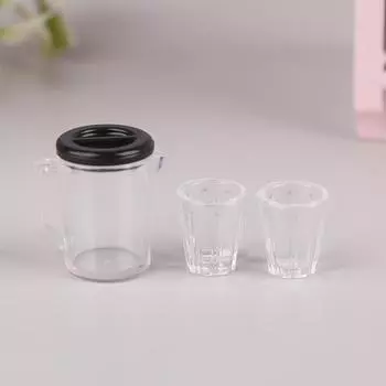 1 шт. Миниатюрная мебель для кукольного домика, кофеварка, полка для хранения кофейных чашек, имитация декора кукольного домика, игрушки для кукольного домика