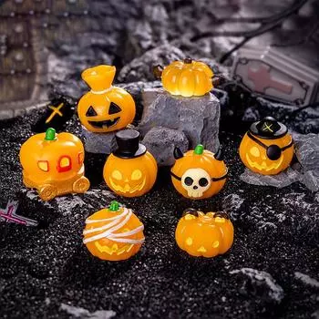 1 шт. Миниатюрные фигурки на Хэллоуин Мини-фигурки тыкв на Хэллоуин Домашнее украшение Фестиваль DIY Смоляное ремесло
