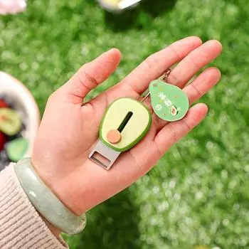 1 шт. Миниатюрный выдвижной нож для очистки овощей с кольцом для ключей, легкий, из нержавеющей стали с прямым лезвием. 1pc