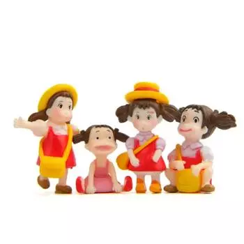 1 шт. Миниатюры аниме девушки террариумы фигурки фигурки Сказочный сад суккуленты настольные для детей декор пластиковые поделки 1 piece