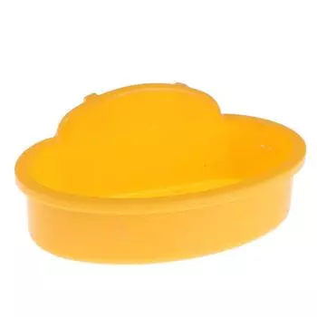 1 шт. миска для птиц, хомяков, маленькая клетка для домашних животных, подвесная чашка для питья и еды оранжевый