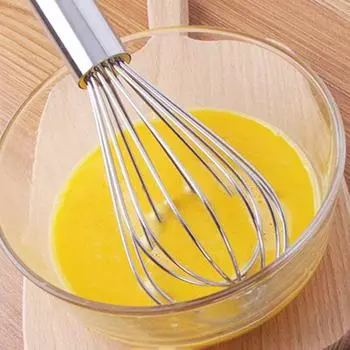 1 шт., миксер для яиц, венчик для яиц из нержавеющей стали, кухонный венчик для воздушных шаров, венчик для молока, миксер для яиц, инструменты для смешивания яиц 10inch