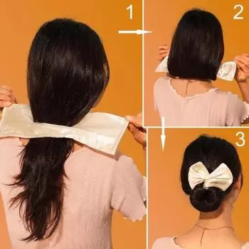 1 шт. многоцветный ловкий пучок для женщин, укладка волос, повязка на голову, французский стильный пучок для волос, винтажная вечеринка, укладка волос, пучки для женщин