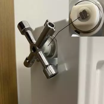 1 шт. Многофункциональная 4-в-1 крестовая портативная серебряная ручная отвертка DIY торцевая отвертка головка комбинированная