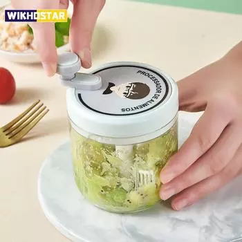 1 шт., многофункциональная измельчитель чеснока, бытовая детская вспомогательная машина для приготовления овощей и фруктов, кухонная ручная мясорубка для чеснока 200ml boy