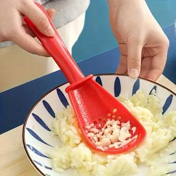 1 шт. Многофункциональная кухонная ложка Master Spoon — измельчает, разминает, сливает, разминает и подает с легкостью — идеально подходит для приготовления, сервировки и приготовления блюд белый