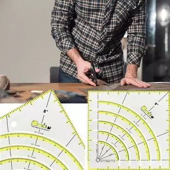 1 шт. многофункциональная лоскутная ткань, линейка для квилтинга, аксессуары для шитья, инструменты для лоскутного шитья, инструменты для рукоделия, шитья 1pc