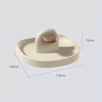 1 шт. многофункциональная пластиковая кухонная столешница стеллаж для хранения бытовой суповой ложки горшок крышка стеллаж для хранения