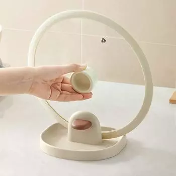 1 шт. многофункциональная пластиковая кухонная столешница стеллаж для хранения бытовой суповой ложки горшок крышка стеллаж для хранения