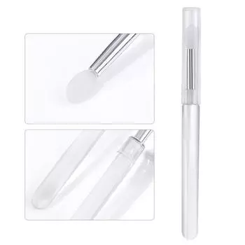 1 шт., многофункциональная силиконовая кисть для нанесения маникюрного инструмента, многоразовая кисть для губ, силиконовый аппликатор для дизайна ногтей, палочки