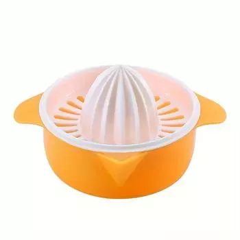 1 шт., многофункциональная соковыжималка для цитрусовых - ручная соковыжималка для лимона и апельсина для дома, кухни, общежития и школьных кухонных принадлежностей оранжевый