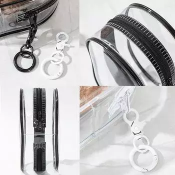 1 шт. многофункциональная сумка для хранения подвесок ПВХ прозрачная глухая коробка кукольная сумка чехол для сменных принадлежностей маленькая мини-сумка для ключей и наушников