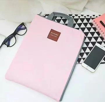 1 шт., многофункциональная сумка на молнии, сумка из ткани Оксфорд, портфель для документов, офисный ноутбук, товары для хранения, настольный органайзер Pink