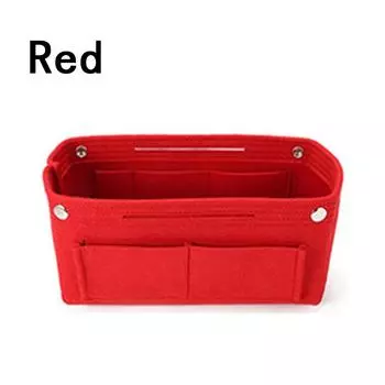 1 шт., многофункциональная сумка-вкладыш, сумки для хранения с несколькими карманами, кошелек-органайзер, фетровый кошелек-органайзер бежевый