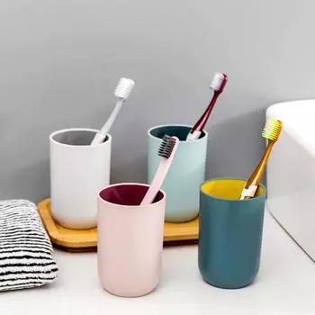 1 шт. многофункциональные пищевые чашки для полоскания, домашняя посуда для напитков, аксессуары для ванной комнаты, кружка для воды, пластиковая чашка для полоскания рта синий